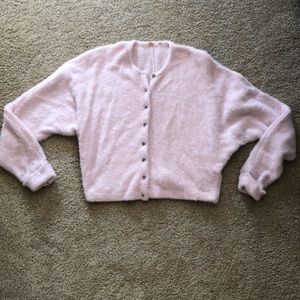 Free People Light Pink Cashmere Sweater